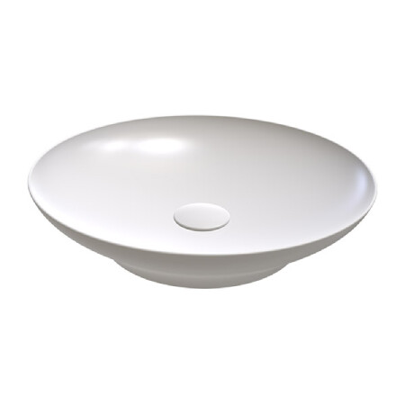 Bien Banyo - Bien Banyo Flame Gövde Üstü Lavabo 47 cm Saten Beyaz