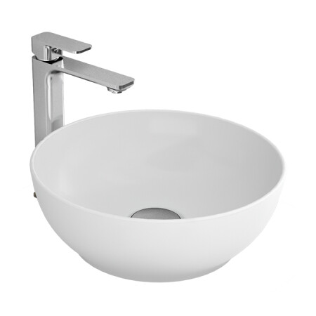 Bien Banyo - Bien Banyo Motto Gövde Üstü Yuvarlak Lavabo 38 cm