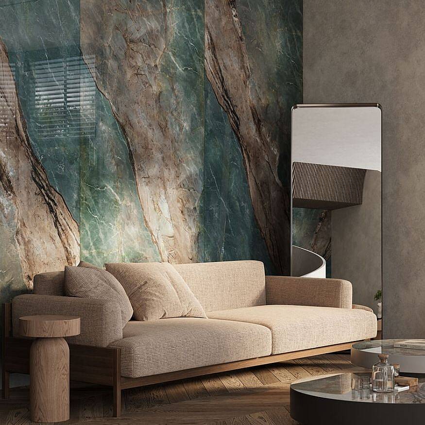 Bien Seramik BIQSLAB 120x280 cm Lustre Parlak Yer Karosu - 1