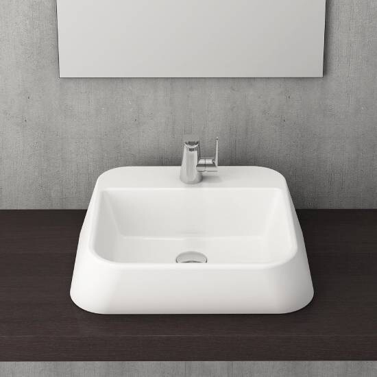 Bocchi Firenze Çanak Lavabo 50,5 cm Parlak Beyaz