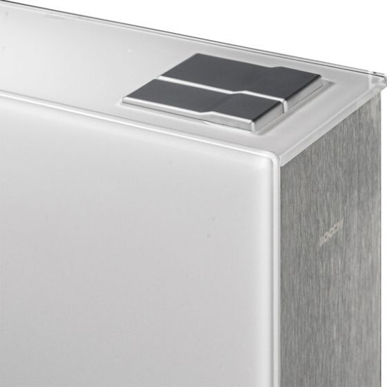 Bocchi GlassBox Asma Klozetler İçin Duvar Önü Rezervuar Sistemi Beyaz