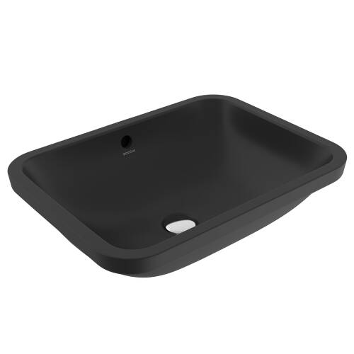 Bocchi Scala Arch Tezgah Altı Lavabo 55 cm Mat Siyah - 1