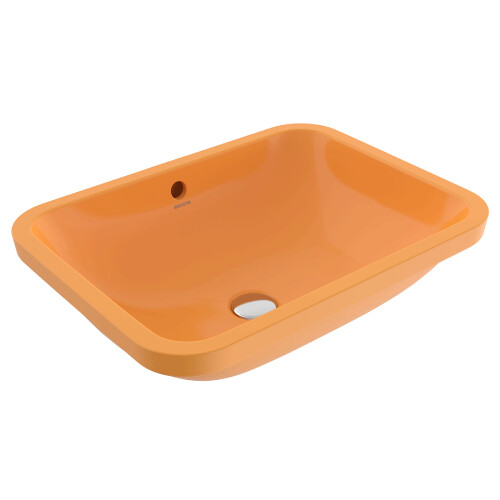 Bocchi - Bocchi Scala Arch Tezgah Altı Lavabo 55 cm Parlak Mandalina Sarısı