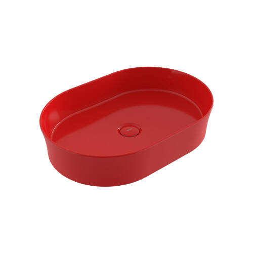 Bocchi Sottile Slim Line Çanak Lavabo 55 cm Parlak Kırmızı - 1
