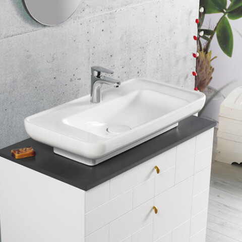 CeraStyle - Cerastyle Lal Tezgah Üstü Lavabo 80x42 cm