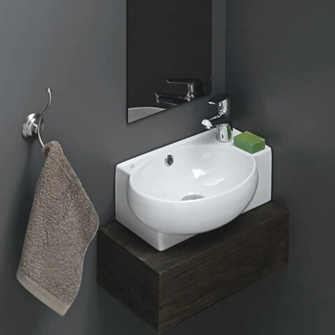 Cerastyle Mini Köşe Lavabo 28x45 cm