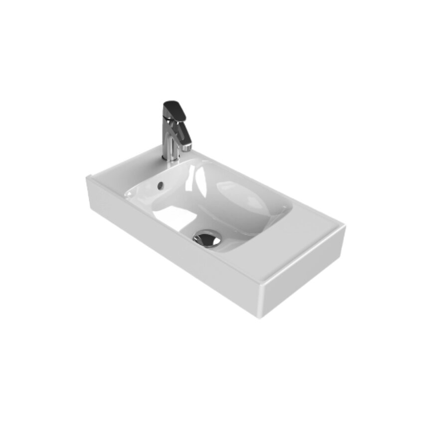 Cerastyle Sharp Etajerli Lavabo 60x30 cm - 2