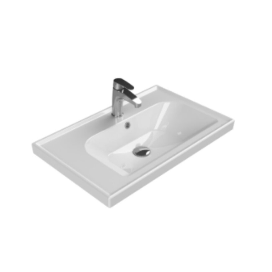 Cerastyle Frame Etajerli Lavabo 70x45 cm - 2