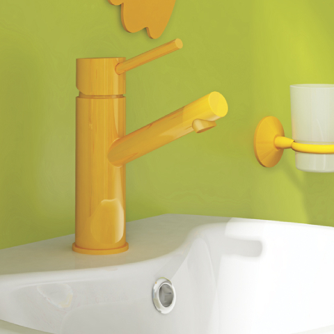 Creavit Ducky Ficus Lavabo Armatürü Sarı