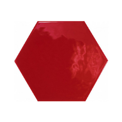 Equipe - Equipe 17,5x20 cm Hexatile Rojo Brillo Kırmızı Duvar Karosu
