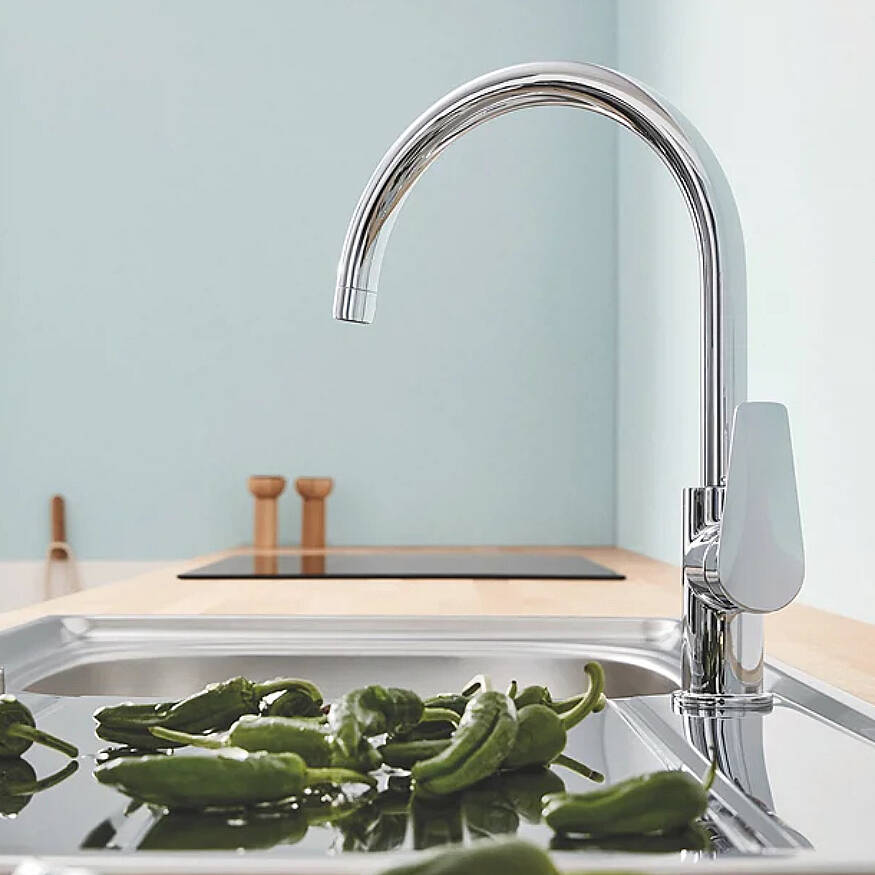 GROHE Bauedge Tek Kumandalı Mutfak Bataryası 31367001 - 1