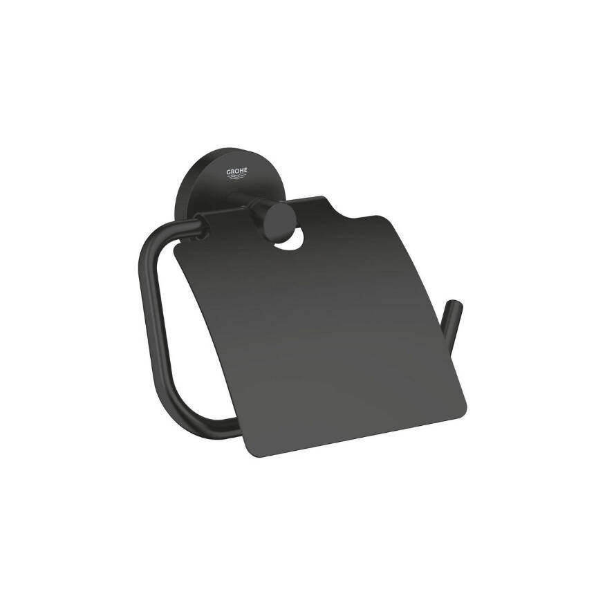 GROHE Essentials Siyah Tuvalet Kağıtlığı 1024652430 - 1