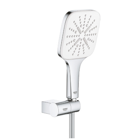 Grohe - GROHE Rainshower SmartActive 130 Cube Duş Seti Ay Beyazı