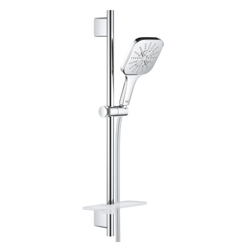 GROHE Rainshower SmartActive 130 Cube Sürgülü Duş Seti Sabunluk Raflı