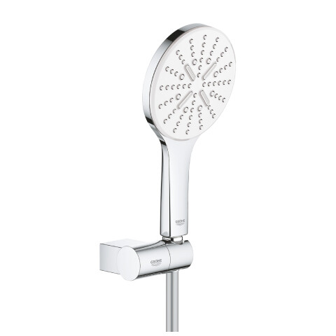 Grohe - GROHE Rainshower SmartActive 130 Duş Seti Ay Beyazı Ayarlanabilir Duş Askılı