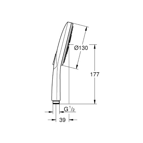 GROHE Rainshower SmartActive 130 El Duşu 26574GL0 - 2