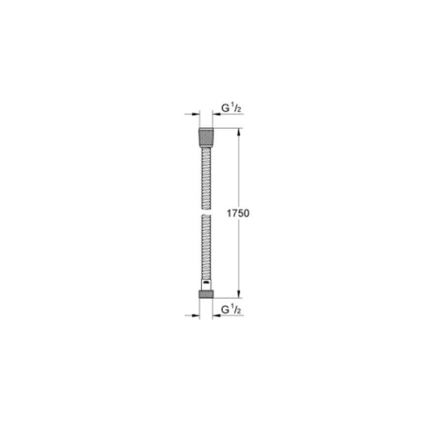 GROHE Relexaflex Metal Duş Hortumu 28139001 - 2