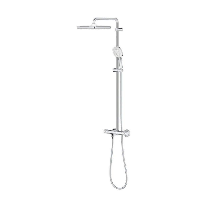 GROHE Tempesta System 250 Cube Duvara Monte Termostatik Banyo Bataryalı Duş Sistemi 26689001 - 1