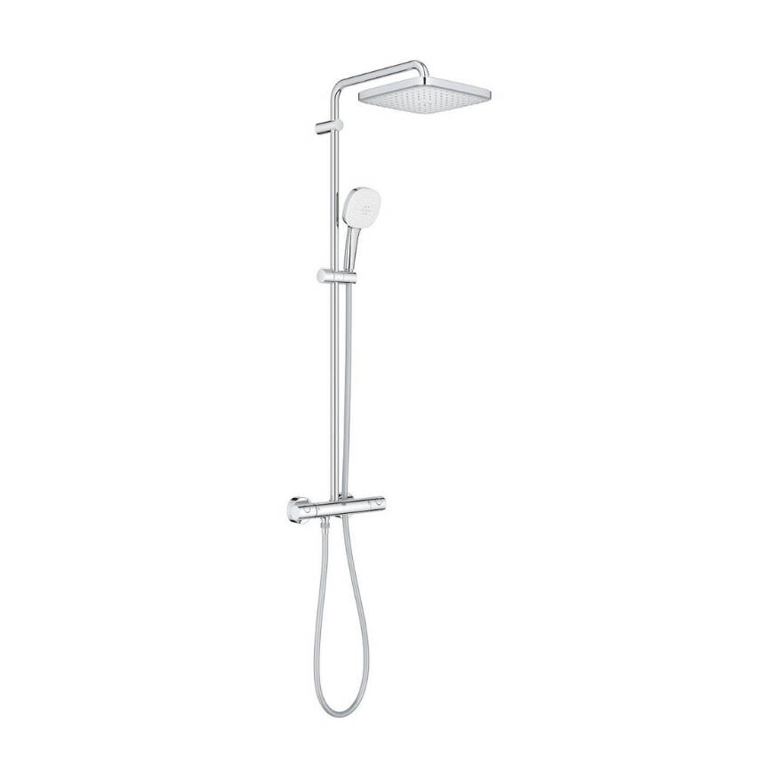 GROHE Tempesta System 250 Cube Duvara Monte Termostatik Banyo Bataryalı Duş Sistemi 26689001 - 3