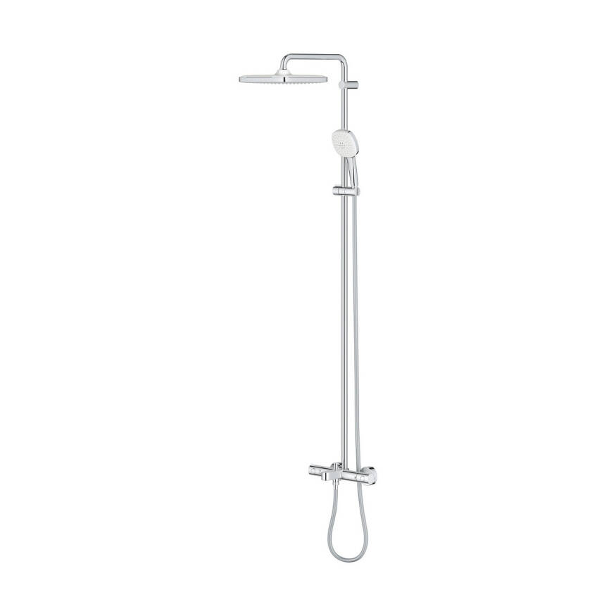 GROHE Tempesta System 250 Cube Duvara Monte Termostatik Banyo Bataryalı Duş Sistemi 26691001 - 2