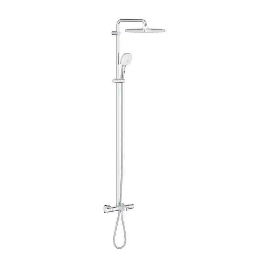 GROHE Tempesta System 250 Cube Duvara Monte Termostatik Banyo Bataryalı Duş Sistemi 26691001 - 1