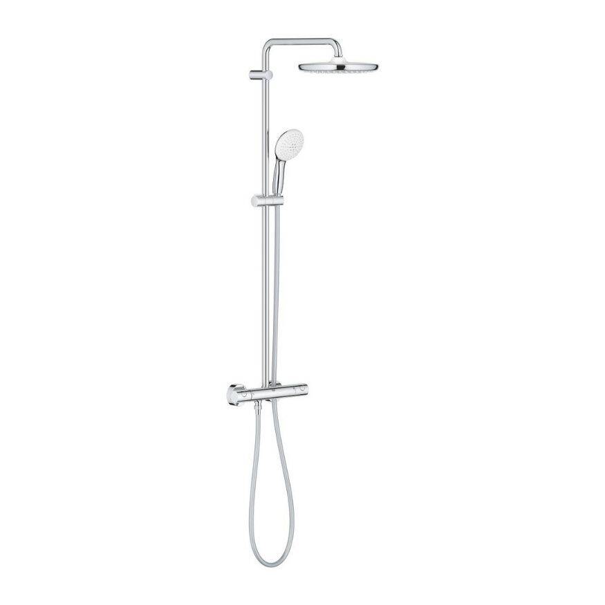 GROHE Tempesta System 250 Duvara Monte Termostatik Banyo Bataryalı Duş Sistemi 26670001 - 1