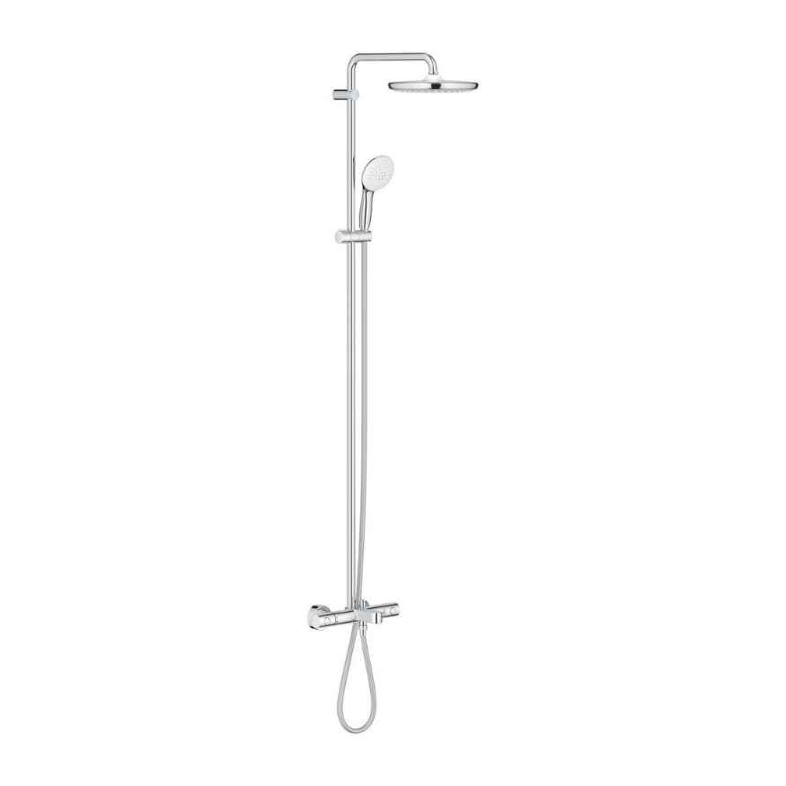 GROHE Tempesta System 250 Duvara Monte Termostatik Banyo Bataryalı Duş Sistemi 26672001 - Grohe