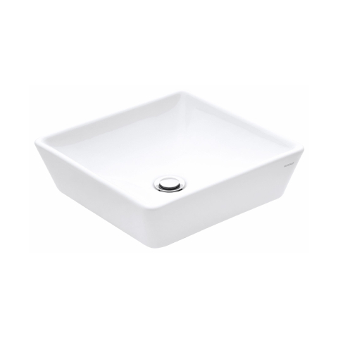 Lucco Decente Tezgah Üstü Lavabo 40 cm Beyaz - 4