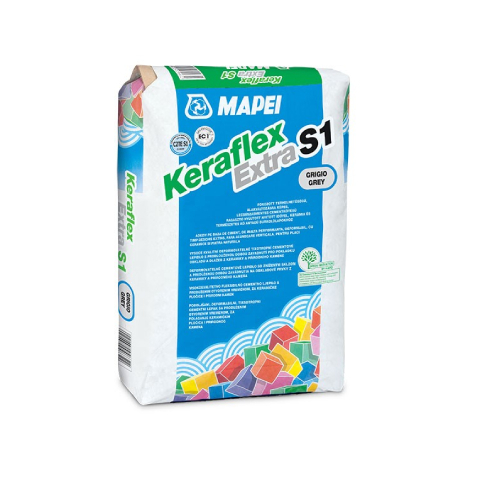 MAPEI Keraflex Extra S1 Çimento Esaslı Seramik Yapıştırıcısı Gri