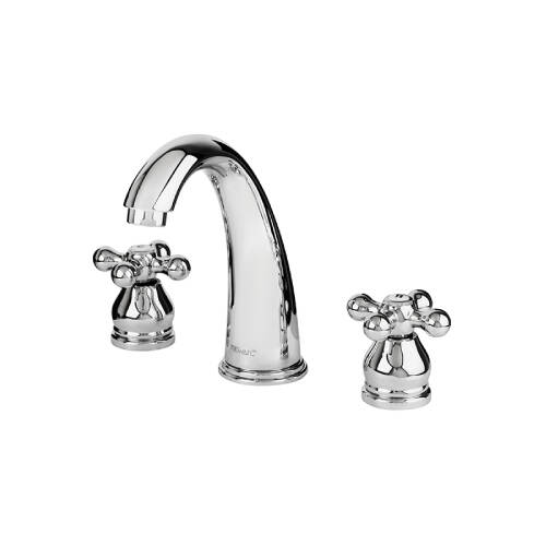 Newarc Nostalgic 3 Delikli Lavabo Bataryası Krom - 2