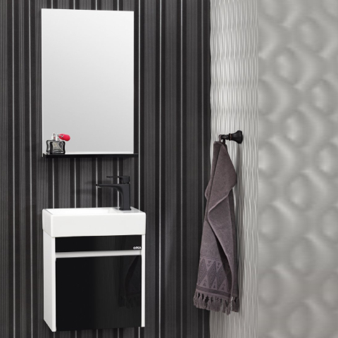 Orka Banyo Yedisu 45 cm Banyo Mobilyası Takımı