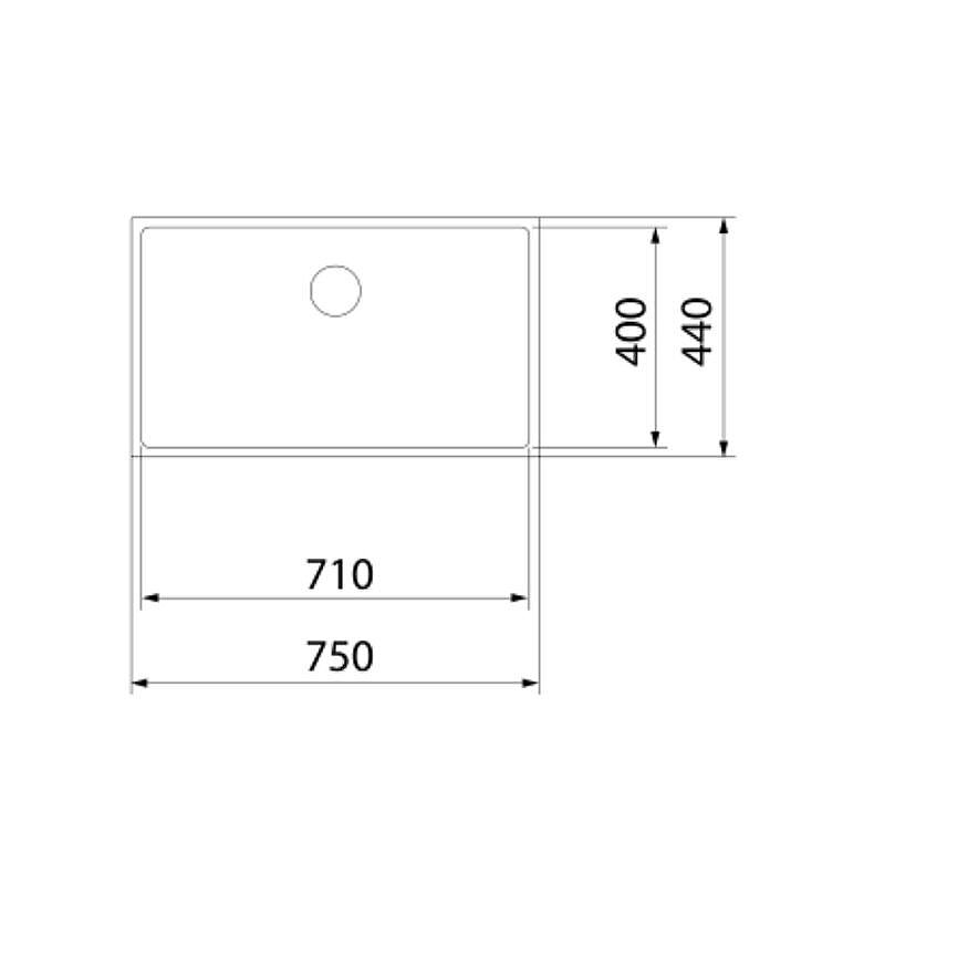 Teka BE Linea 71.40 RS15 Paslanmaz Çelik Eviye 115000004 - 4