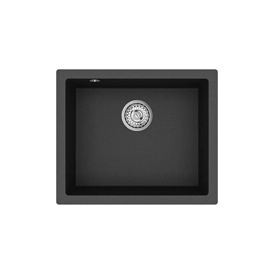 Teka Cave 49.50 B-TQ Tek Hazneli Siyah Tequartz Eviye 115250000 - Teka