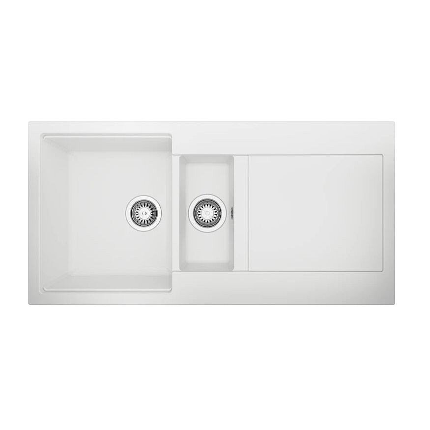Teka Clivo 60 B-TQ 1½B 1D Plus Beyaz Tequartz Eviye 115380004 - Teka