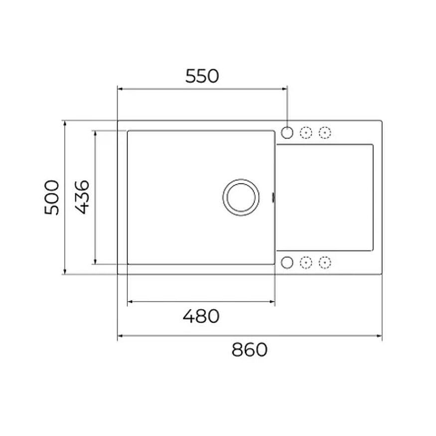 Teka Clivo 60 B-TQ 1B 1D Beyaz Tequartz Eviye 115350006 - 2