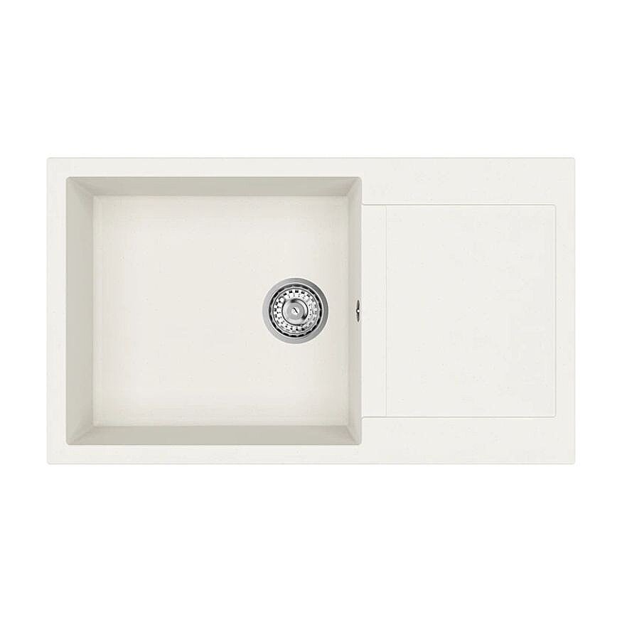 Teka Clivo 60 B-TQ 1B 1D Beyaz Tequartz Eviye 115350006 - Teka