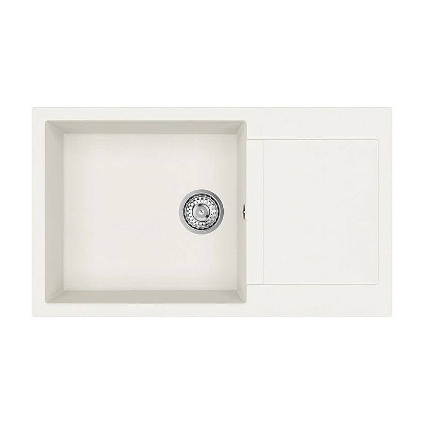 Teka Clivo 60 B-TQ 1B 1D Beyaz Tequartz Eviye 115350006 - 1