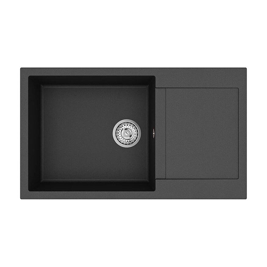 Teka Clivo 60 B-TQ 1B 1D Siyah Tequartz Eviye 115350005 - Teka