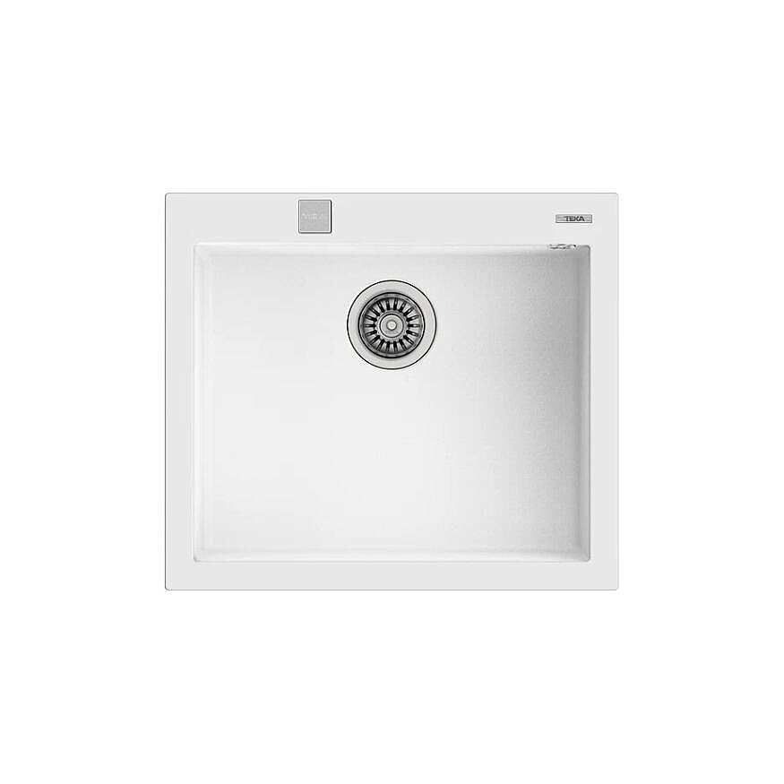 Teka ForSquare 50.40 TG Beyaz Tegranit Eviye 115230009 - Teka