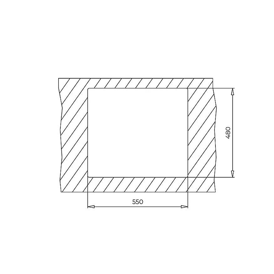 Teka ForSquare 50.40 TG Beyaz Tegranit Eviye 115230009 - 3
