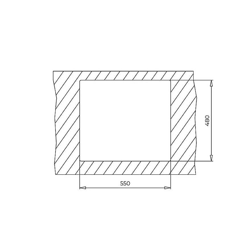 Teka ForSquare 50.40 TG Beyaz Tegranit Eviye 115230009 - 3