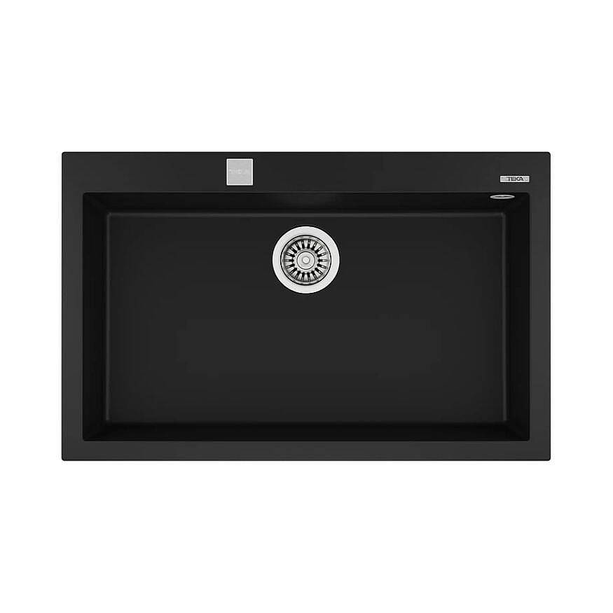 Teka ForSquare 72.40 TG Siyah Tegranit Eviye 115230000 - 1