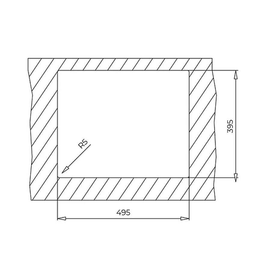 Teka Square 50.40 TG Gri Tegranit Eviye 115230021 - 3