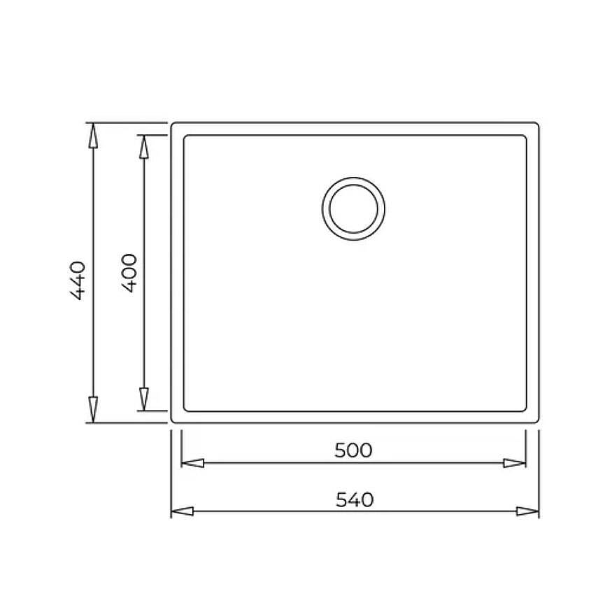 Teka Square 50.40 TG Siyah Tegranit Eviye 115230020 - 2