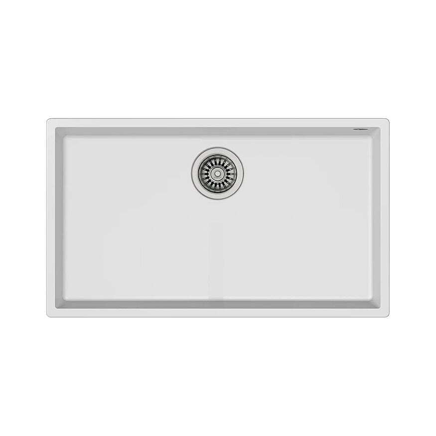 Teka Square 72.40 TG Beyaz Tegranit Eviye 115230019 - Teka