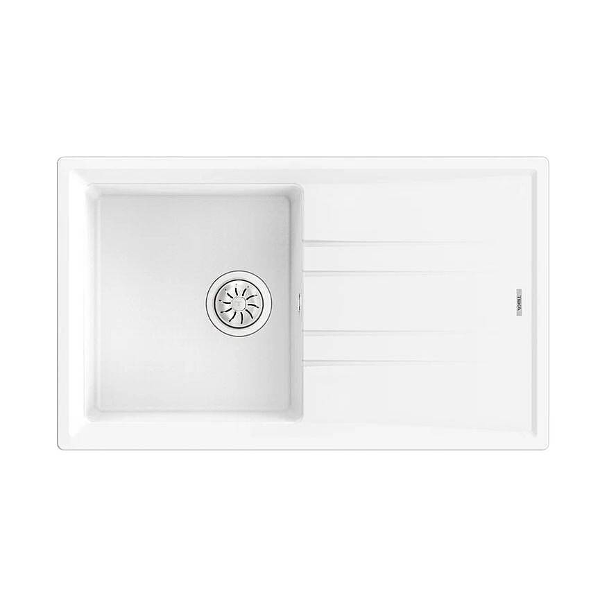 Teka Stone 50 B-TG 1B 1D Beyaz Tegranit Eviye 115330019 - 1
