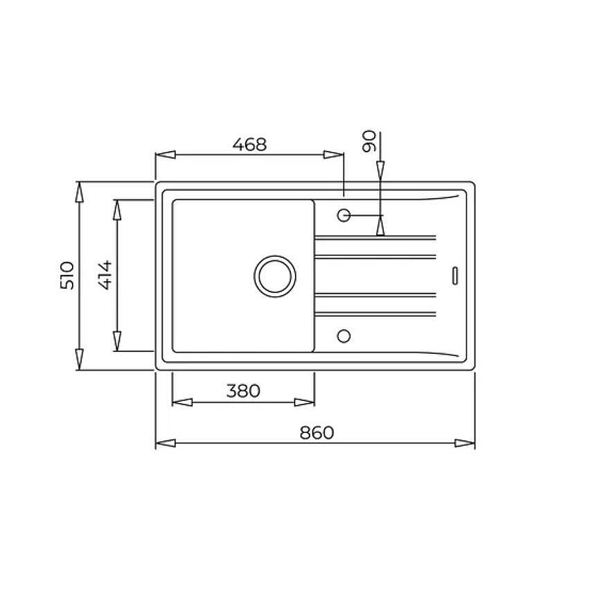 Teka Stone 50 B-TG 1B 1D Gri Tegranit Eviye 115330014 - 2