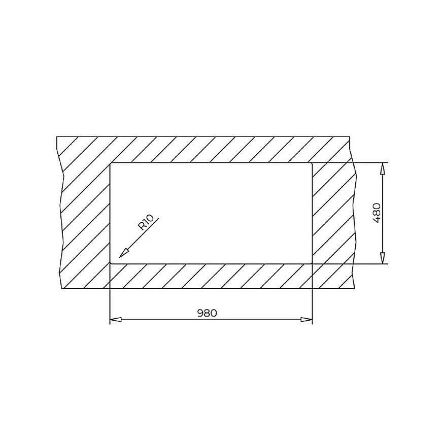 Teka Stone 60 B-TG 1½B 1D Gri Tegranit Eviye 115360000 - 3