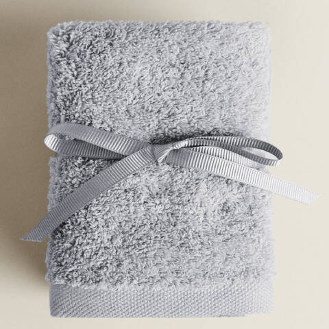 ZARA HOME Pamuklu 3'lü Yüz Havlusu Seti Kül Rengi - 3